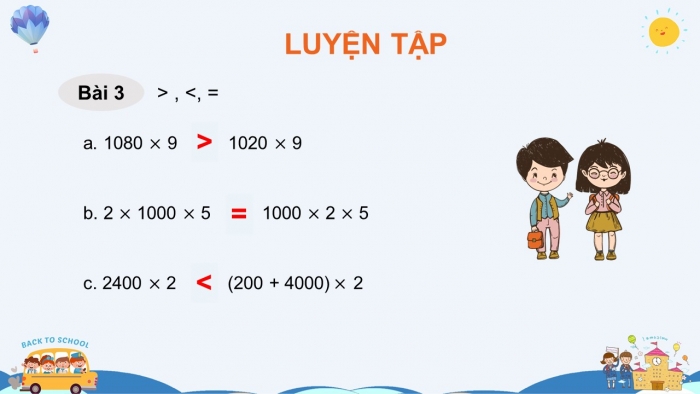 Giáo án điện tử toán 3 chân trời bài: Nhân số có bốn chữ số với số có một chữ số