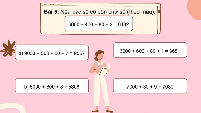 Giáo án điện tử toán 3 cánh diều bài: Các số trong phạm vi 10 000 (tiếp theo)