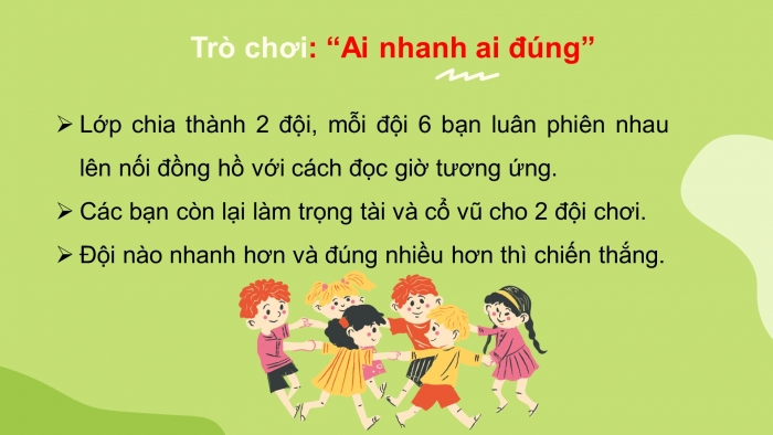 Giáo án điện tử toán 3 cánh diều bài: Thực hành xem đồng hồ