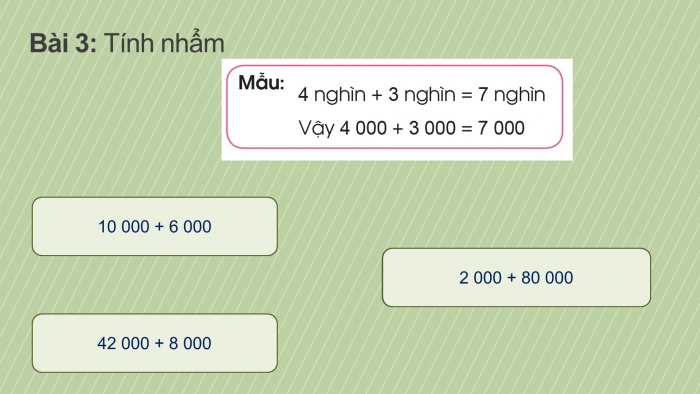 Giáo án điện tử toán 3 cánh diều bài: Phép cộng trong phạm vi 100 000 (2 tiết)