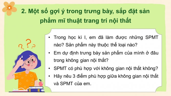 Giáo án PowerPoint bài :  kiểm tra, trưng bày cuối học kỳ I