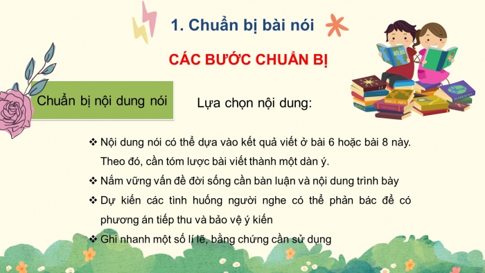 Giáo án điện tử ngữ văn 7 kết nối tiết: Nói và nghe - Trình bày ý kiến về một vấn đề đời sống