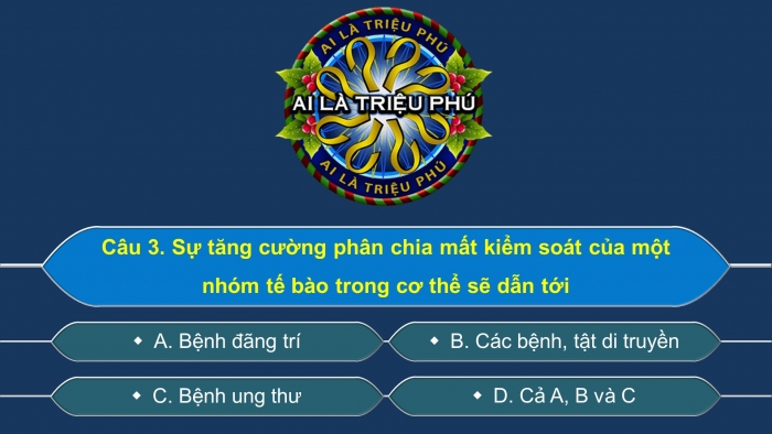 Giáo án điện tử sinh học 10 chân trời bài: Ôn tập chương 4