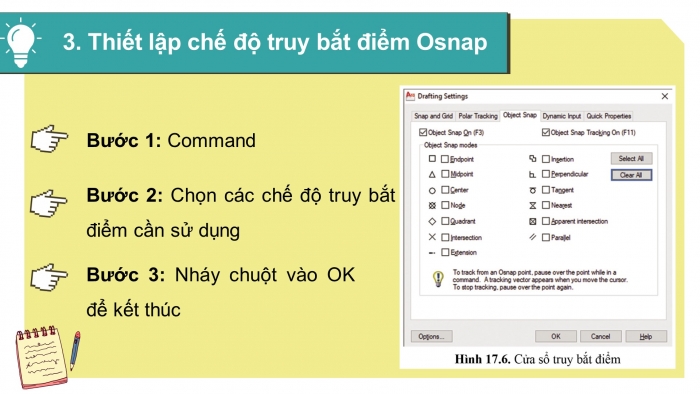 Giáo án điện tử công nghệ thiết kế 10 cánh diều bài 17: Vẽ kĩ thuật với sự hỗ trợ của máy tính