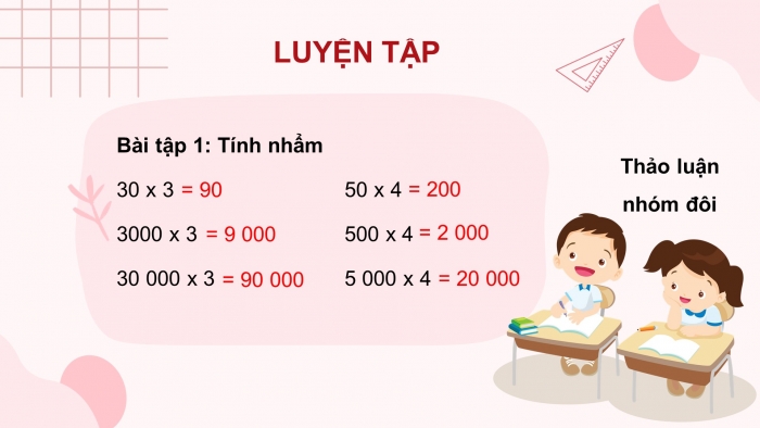 Giáo án điện tử toán 3 chân trời bài: Nhân số có năm chữ số với số có một chữ số