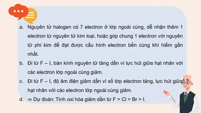 Giáo án điện tử hóa học 10 cánh diều bài 17: Nguyên tố và đơn chất halogen