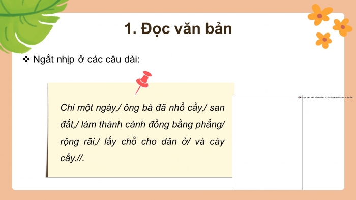 Giáo án điện tử tiếng việt 3 kết nối tri thức bài 22: Sự tích ông đùng, bà đùng - Tiết 1: Đọc