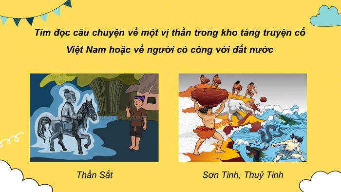 Giáo án điện tử tiếng việt 3 kết nối tri thức bài 22: Sự tích ông đùng, bà đùng - Tiết 4. Luyện viết đoạn