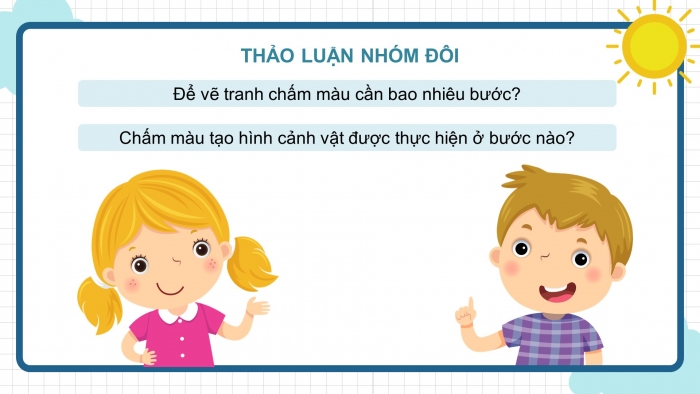 Giáo án điện tử mĩ thuật 4 chân trời bản 1 CĐ 3 Bài 2: Tranh chấm màu