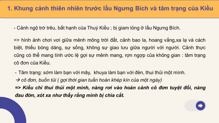 Giáo án điện tử ngữ văn 9 tiết 30, 31: Kiều ở lầu Ngưng Bích