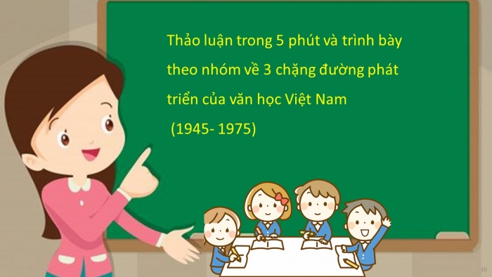 Giáo án điện tử Ngữ văn 12 tiết 1,2: Khái quát văn học Việt Nam từ Cách mạng tháng Tám năm 1945 đến hết thế kỉ XX