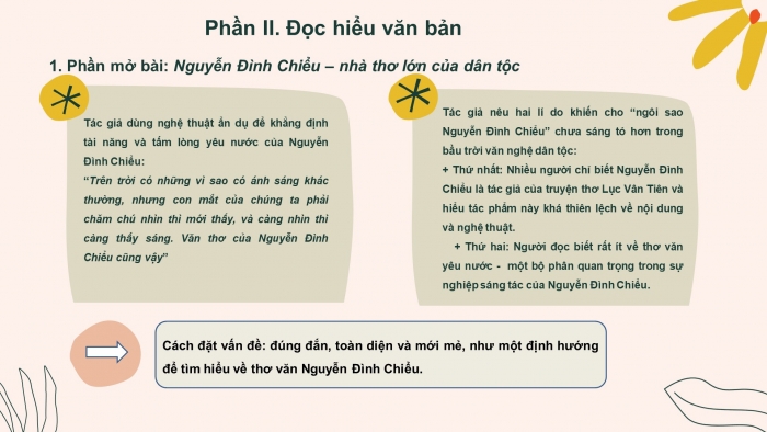 Giáo án điện tử Ngữ văn 12 bài: Nguyễn Đình Chiểu, ngôi sao sáng trong văn nghệ của dân tộc