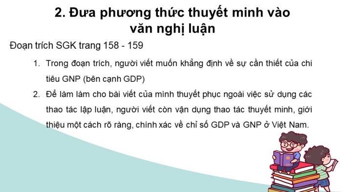 Giáo án điện tử Ngữ văn 12 bài: Luyện tập vận dụng kết hợp các phương thức biểu đạt trong bài văn nghị luận