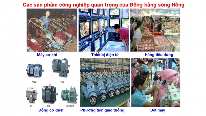 Giáo án điện tử địa lí 9 bài 21: Vùng đồng bằng sông hồng (tiếp)