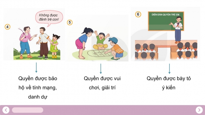 Giáo án điện tử Đạo đức 4 kết nối Bài 9: Quyền và bổn phận của trẻ em