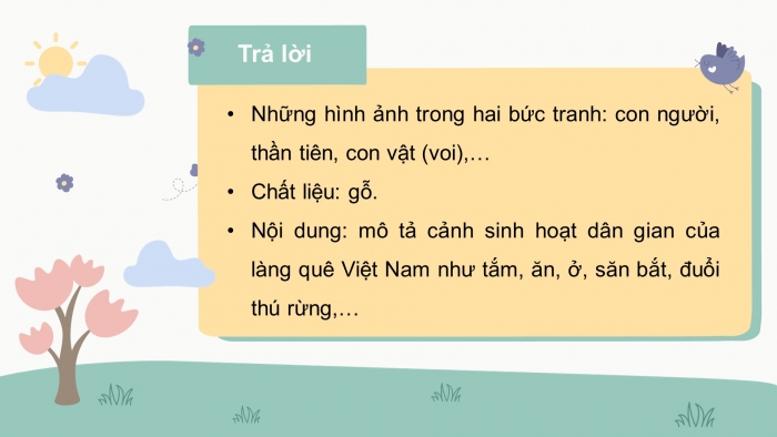 Giáo án điện tử Mĩ thuật 4 kết nối Chủ đề 1: Vẻ đẹp trong điêu khắc đình làng Việt Nam