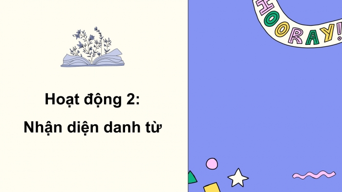 Giáo án điện tử Tiếng Việt 4 chân trời CĐ 1 Bài 1 Luyện từ và câu: Danh từ