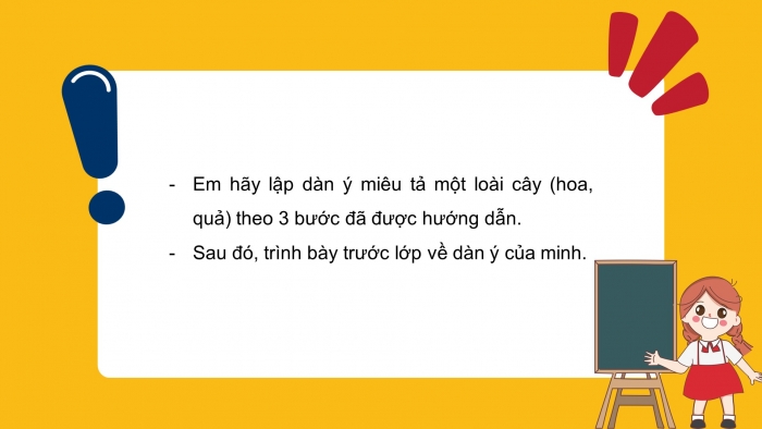 Giáo án điện tử Tiếng Việt 4 cánh diều Bài 4 Viết 1: Luyện tập tả cây cối