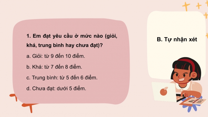 Giáo án điện tử Tiếng Việt 4 cánh diều Bài 4 Góc sáng tạo - Tự đánh giá