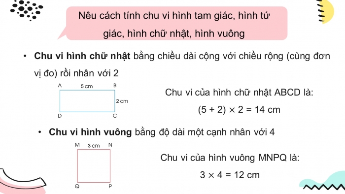 Giáo án điện tử Toán 4 cánh diều Bài 2: Ôn tập về hình học và đo lường