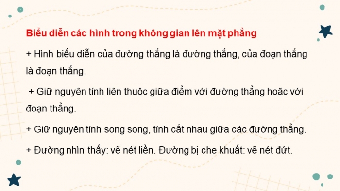 Giáo án điện tử Toán 11 chân trời Chương 4 Bài 1: Điểm, đường thẳng và mặt phẳng trong không gian