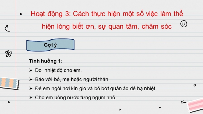 Giáo án điện tử chủ đề 7 tuần 24: Yêu thương gia đình, quý trọng phụ nữ