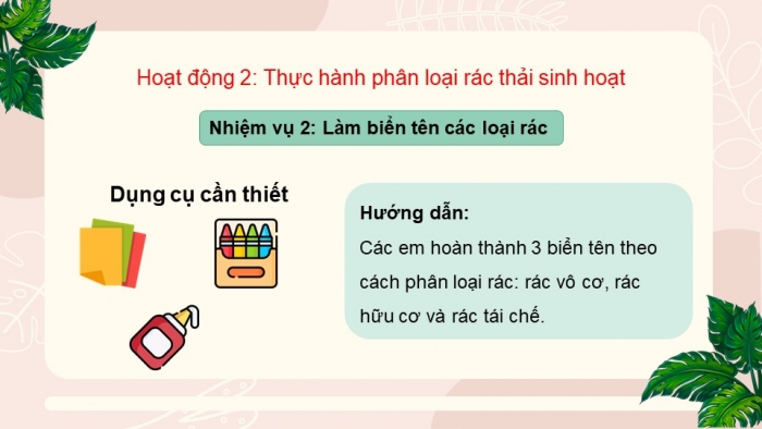 Giáo án điện tử chủ đề 8 tuần 31: Cuộc sống xanh