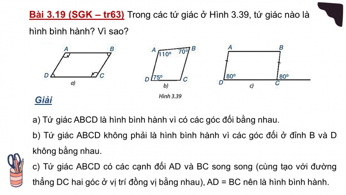 Giáo án điện tử Toán 8 kết nối: Luyện tập chung (tr.62)