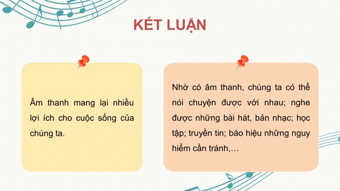 Giáo án điện tử Khoa học 4 kết nối Bài 11: Âm thanh trong cuộc sống