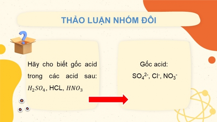 Giáo án điện tử KHTN 8 kết nối Bài 8: Acid