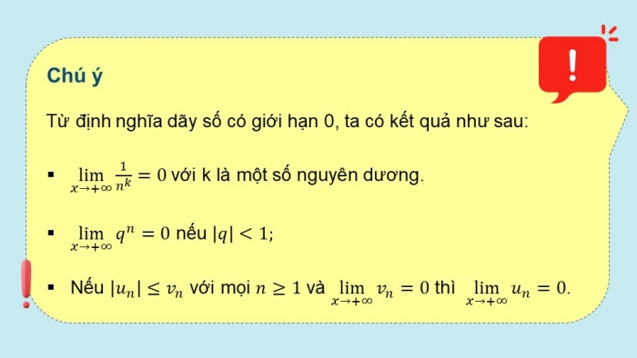 Giáo án điện tử Toán 11 kết nối Bài 15: Giới hạn của dãy số