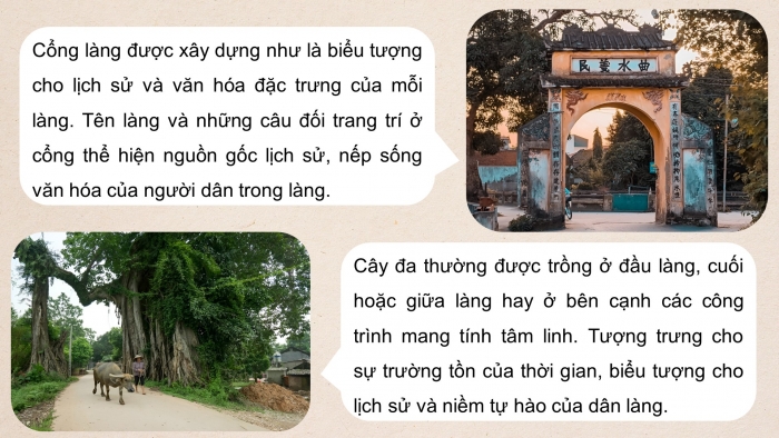 Giáo án điện tử Lịch sử và Địa lí 4 chân trời Bài 10: Một số nét văn hoá ở làng quê vùng Đồng bằng Bắc Bộ