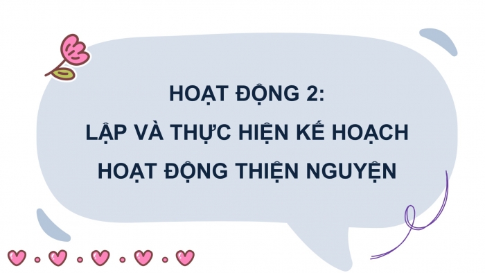 Giáo án điện tử HĐTN 8 cánh diều Chủ đề 5 - HĐGDTCĐ: Hành trình nhân ái