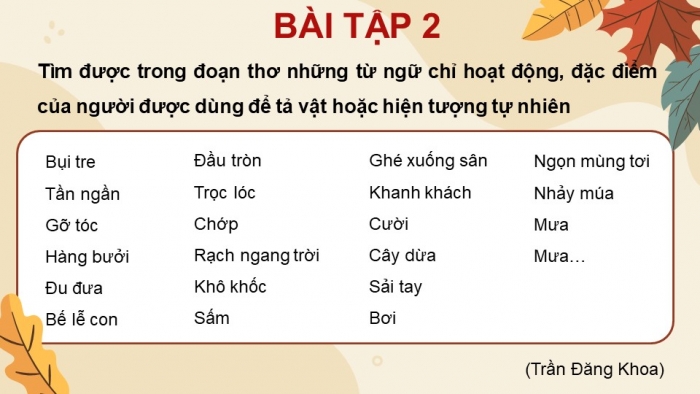 Giáo án điện tử Tiếng Việt 4 kết nối Bài 17 Tiết : Luyện Từ Và Câu 