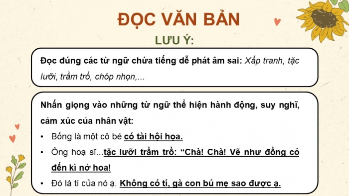 Giáo án điện tử Tiếng Việt 4 kết nối Bài 18 Đọc Đồng Cỏ Nở Hoa