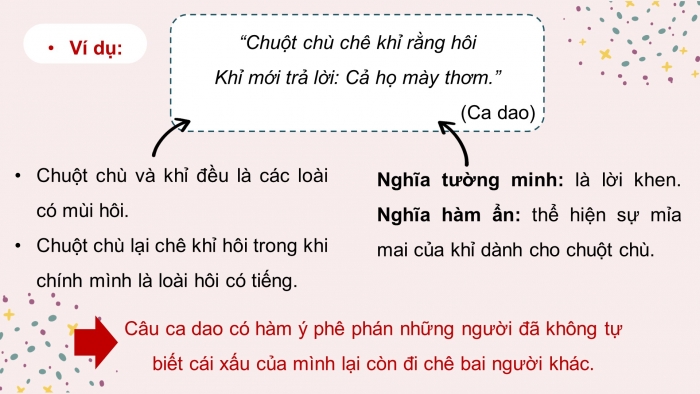 Giáo án điện tử Ngữ văn 8 kết nối Bài 5 TH tiếng Việt: Nghĩa tường minh và nghĩa hàm ẩn của câu