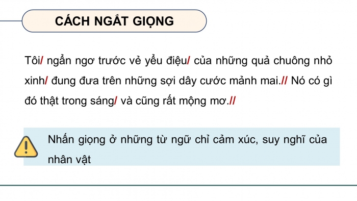 Giáo án điện tử Tiếng Việt 4 chân trời CĐ 4 Bài 8 Đọc: Những giai điệu gió