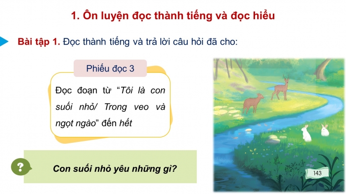 Giáo án điện tử Tiếng Việt 4 chân trời: Ôn tập học kì I