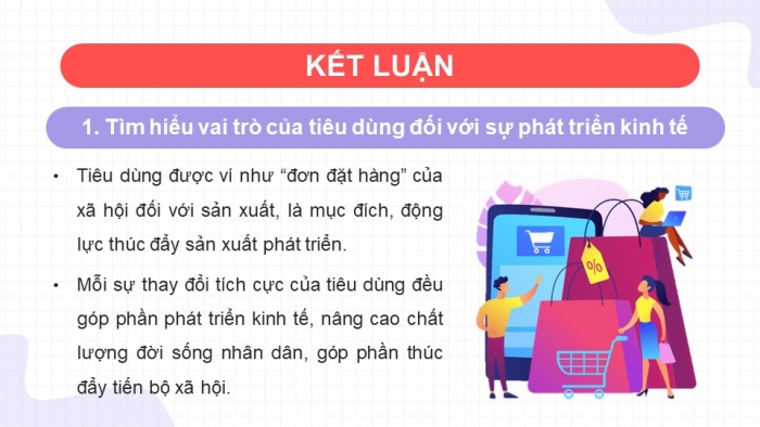 Giáo án điện tử Kinh tế pháp luật 11 kết nối Bài 8: Văn hóa tiêu dùng