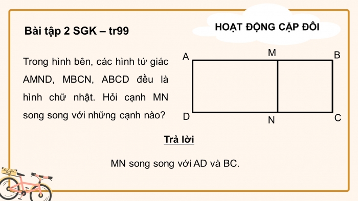 Giáo án điện tử Toán 4 kết nối Bài 29: Hai đường thẳng song song