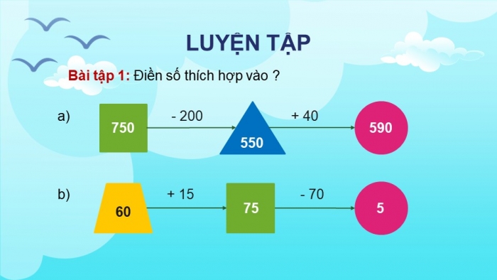 Giáo án điện tử bài 3: Cộng nhẩm, trừ nhẩm