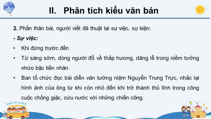 Giáo án điện tử ngữ văn 7 chân trời tiết: Viết bài văn kể lại sự việc có thật liên quan đến nhân vật hoặc sự kiện lịch sử