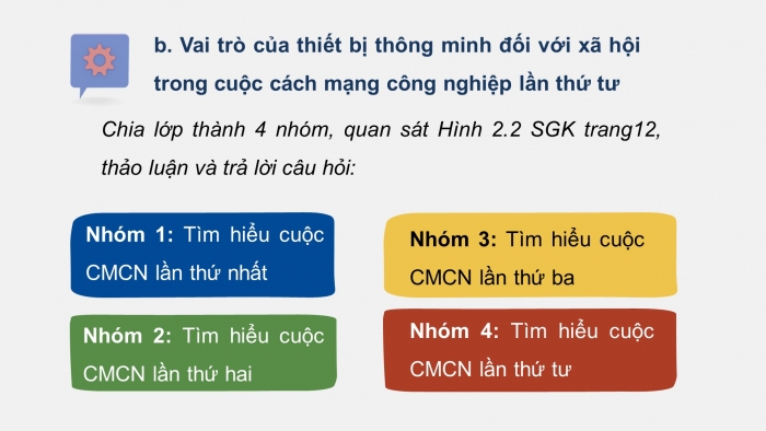 Giáo án điện tử tin học 10 kết nối bài 2: Vai trò của thiết bị thông minh và tin học đối với xã hội