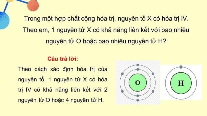 Giáo án điện tử KHTN 7 chân trời- Phần hóa học bài 7. Hóa trị và công thức hóa học