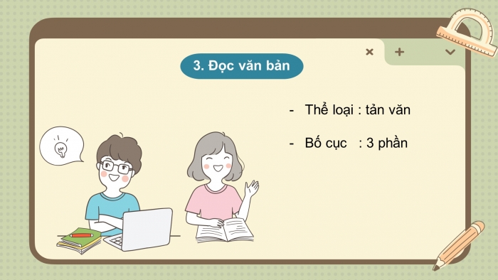 Giáo án điện tử ngữ văn 7 chân trời tiết: Đọc mở rộng theo thể loại - Mùa phơi trước sân