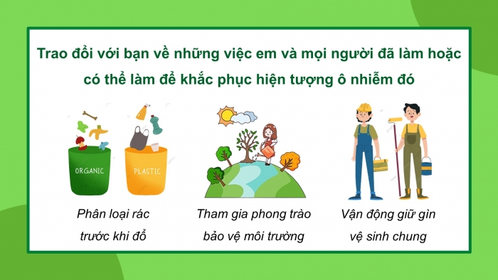 Giáo án điện tử tiếng việt 3 kết nối tri thức bài 28: Những điều nhỏ tớ làm cho trái đất- Tiết 4: Luyện viết đoạn