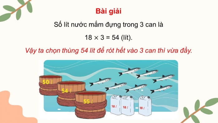 Giáo án điện tử toán 3 chân trời bài: Em làm được những gì? trang 57