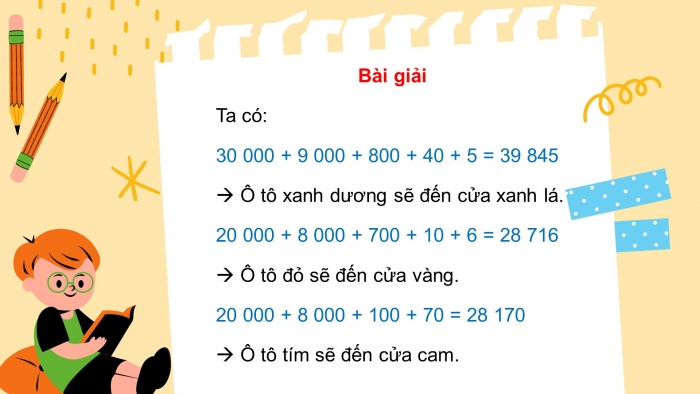 Giáo án điện tử toán 3 kết nối bài 62: Luyện tập chung