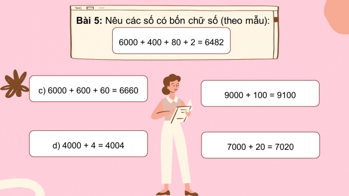 Giáo án điện tử toán 3 cánh diều bài: Các số trong phạm vi 10 000 (tiếp theo)