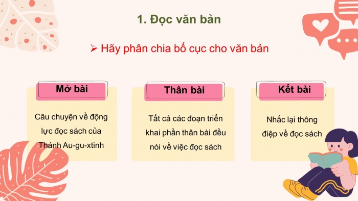 Giáo án điện tử ngữ văn 7 kết nối tiết: Văn bản 2 - Hãy cầm lấy và đọc